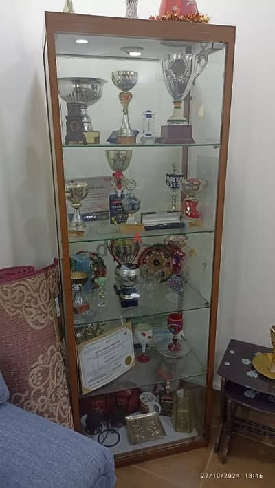 glass cupboard