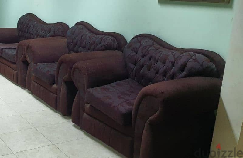 Elegant sofa seats 7 people 1