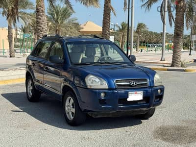 Hyundai Tucson 2007 blue