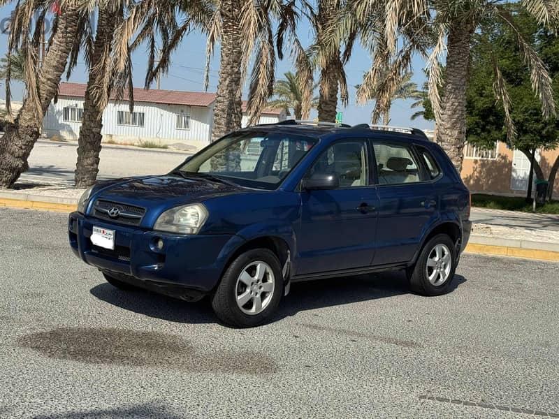 Hyundai Tucson 2007 blue 1