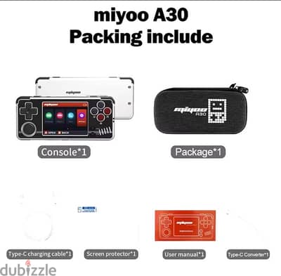 miyoo A30 mini console pocketable 2.8inch retro emulator