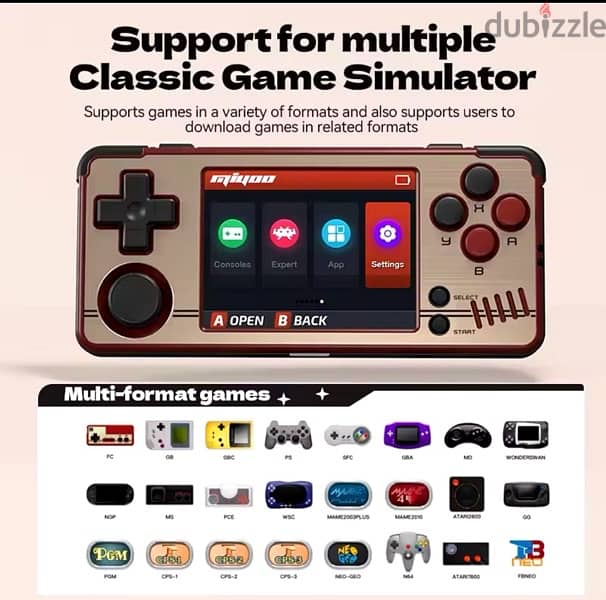 miyoo A30 mini console pocketable 2.8inch retro emulator 1