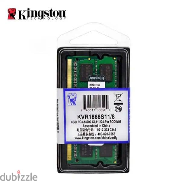 Kingston Ddr3 8gb ram 0