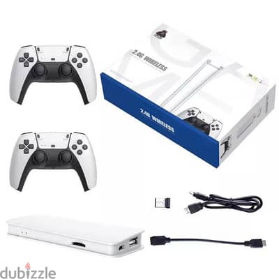 Game Stick Pro 4K Console 64GB with Dual 2.4G Wireless Controllers