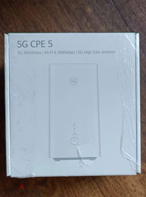 Brand new ZAIN 5G cpe 5 wifi⁶ and delivery also available 0