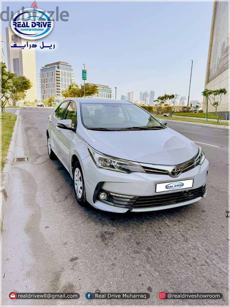 TOYOTA COROLLA XLI 2018 Engine-1.6L 74,000km SILVER 0