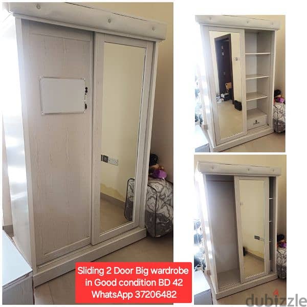 wardrobe 2 door and other items for sale with Delivery 2