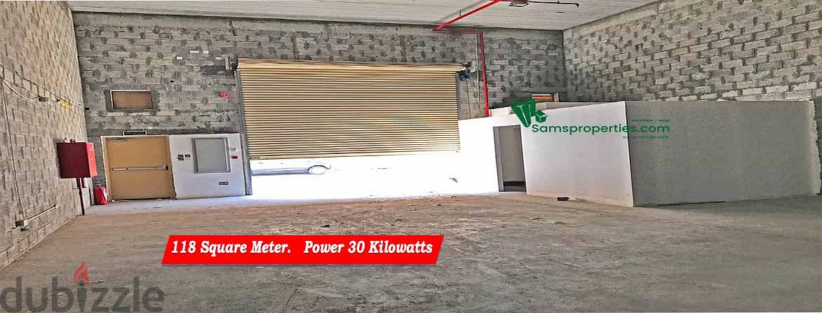 Bahrain small warehouse rent and workshop rent 120 square meter Hidd 1