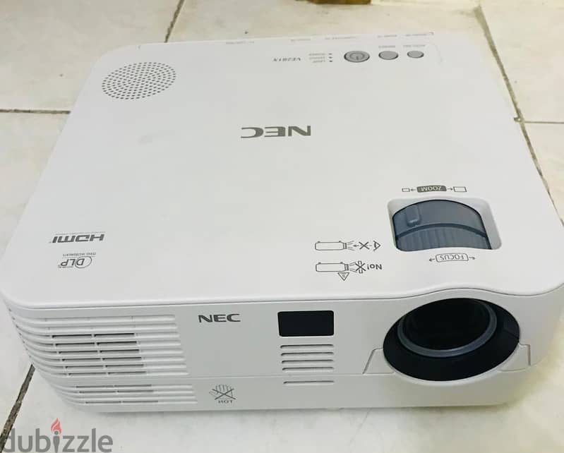 NEC Brand Projector, Big Screen Size 100 To 200" HD Output 1