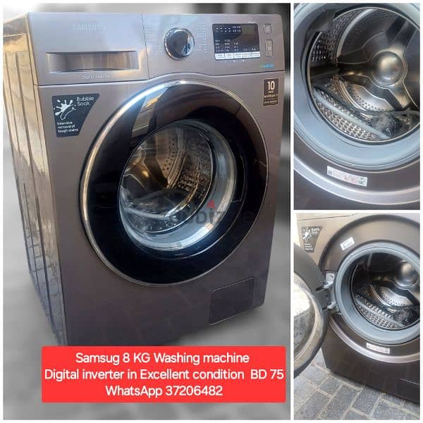 Front load washing machine and other items for sale with Delivery 0