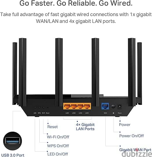 TP-Link WiFi 6 Business Router - Archer AX73 2