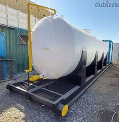 for sale fiberglass water tank with iron base 0