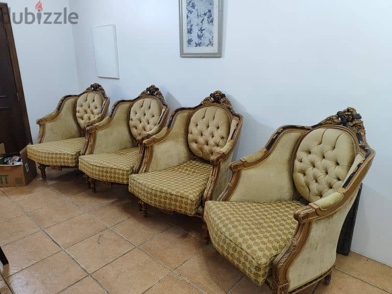 4 chairs in good condition 0