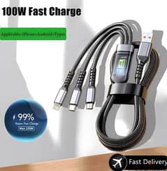 100W Fast Charging Cable 0