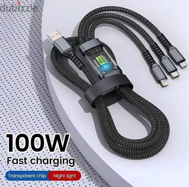 100W Fast Charging Cable 4