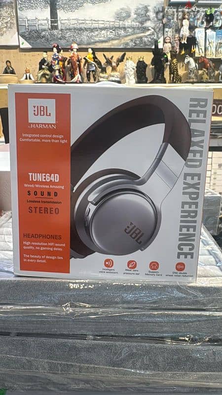 Jbl Tune 64D Super Bass Wireless Bluetooth On-Ear Headphones 1