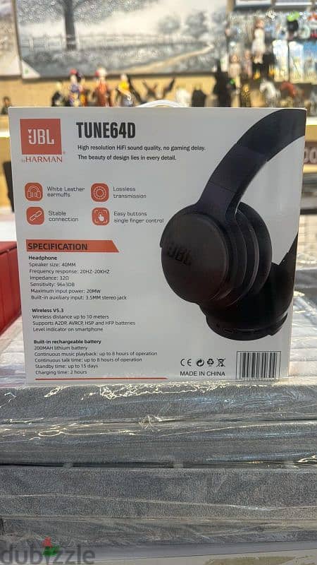 Jbl Tune 64D Super Bass Wireless Bluetooth On-Ear Headphones 2