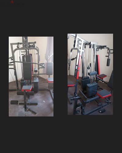 4 Station home gym 120kg 130bd only