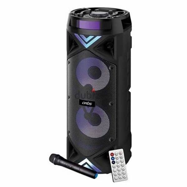 Wireless Bluetooth Super Bass Portable Party Speaker with RGB Lights, 0