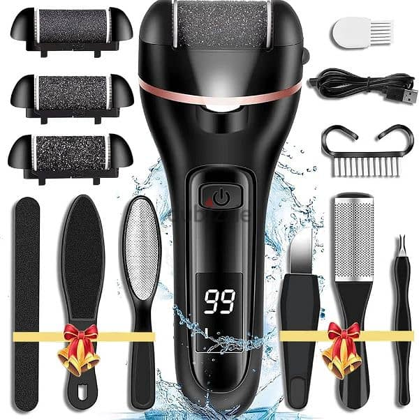 Feet Cleaner , 13-in-1 Professional Pedicure Tools Foot Care Kit, 2