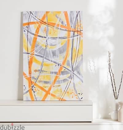 Intertwined Unframed Canvas Wall Art - 80x120 cm