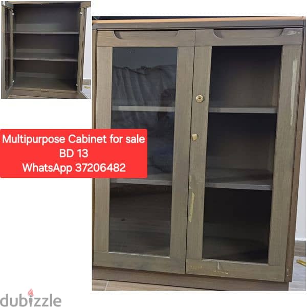 Slightly used 2 Door wardrobe and other items for sale with Delivery 9