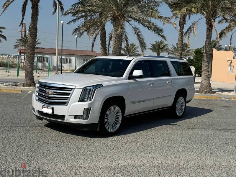 Cadillac Escalade 2019 white 1