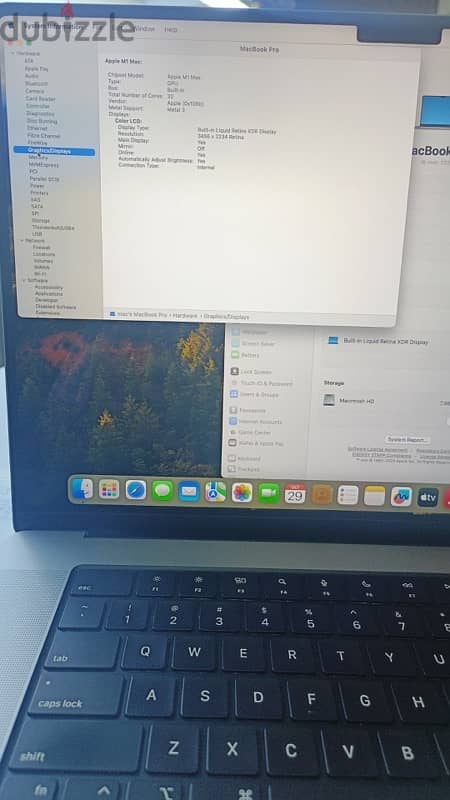 MacBook Pro 16 inch M1 Max 64GB RAM, 8TB SSD 6