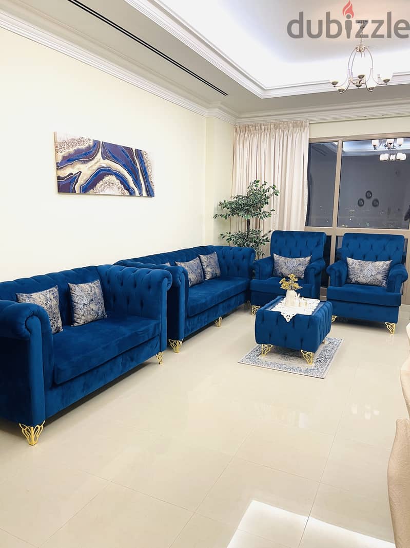 Royal Sofa Set (3+2+1+1) in brand new condition 1