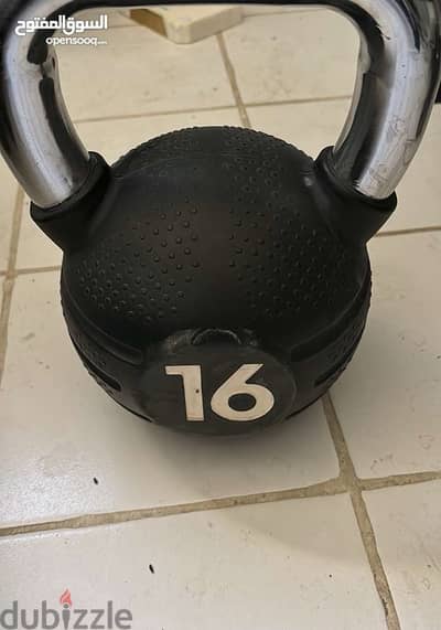 16 Kg kettlebells only 16 kg