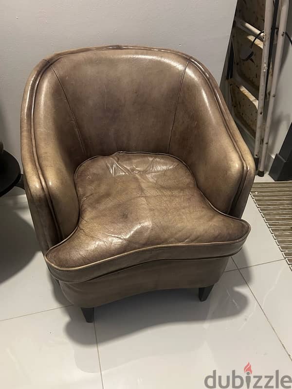 Authentic leather chairs for sale 1