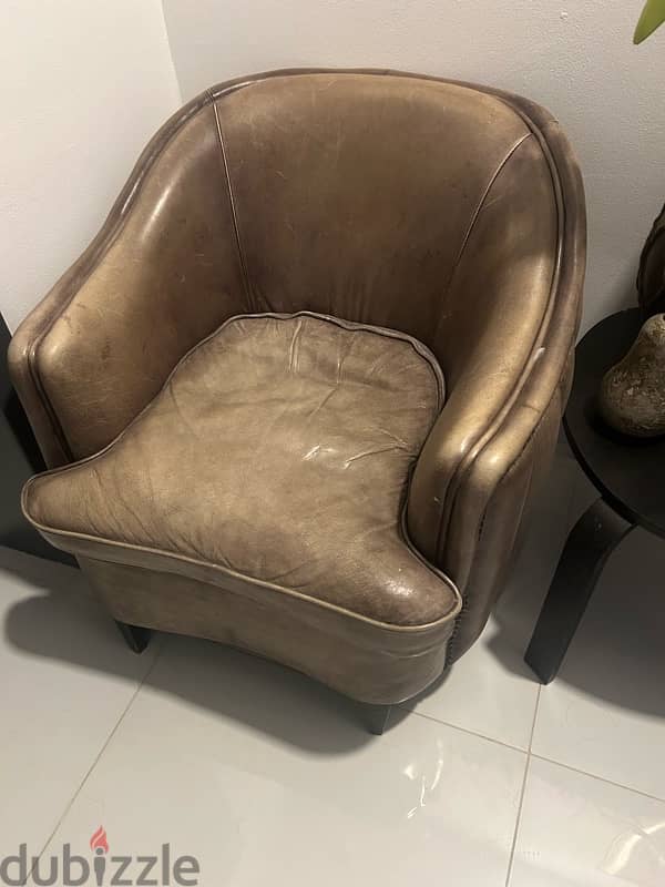 Authentic leather chairs for sale 2