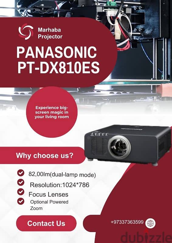 Panasonic PT-DX810 ES 0