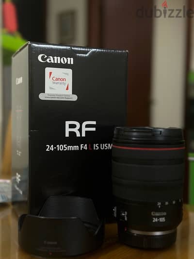 Canon RF 24-105 mm F4 L IS USM lens Same like new