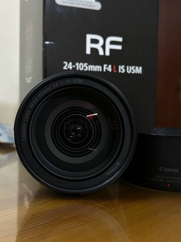 Canon RF 24-105 mm F4 L IS USM lens Same like new 4