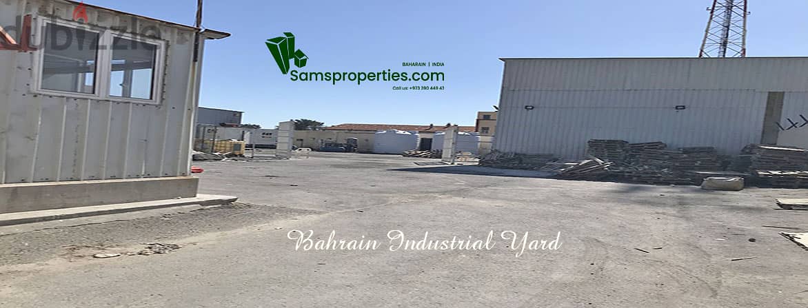 Bahrain yard rent with warehouse, workshop, Office and Accommodation 1