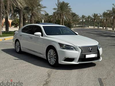 Lexus LS 460L 2013 white