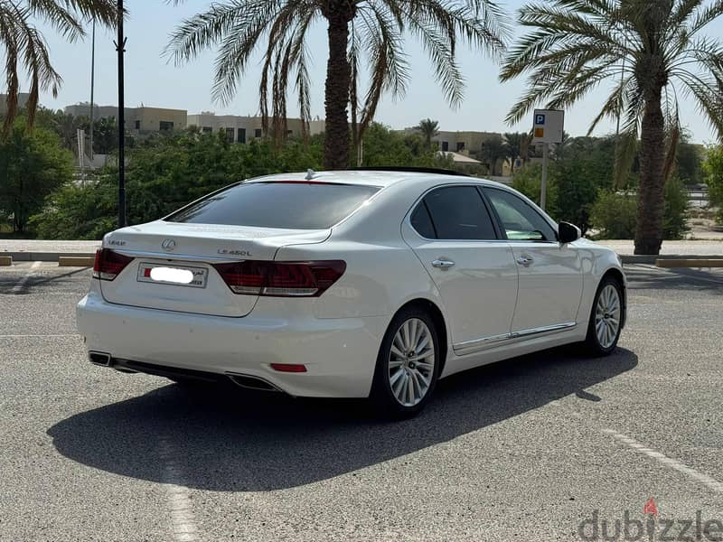 Lexus LS 460L 2013 white 6