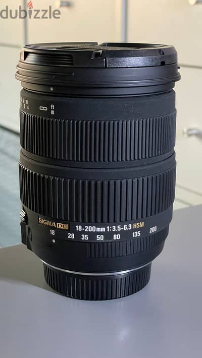 Sigma 18-200mm F3.5-6.3 DC MACRO OS HSM - Nikon mount