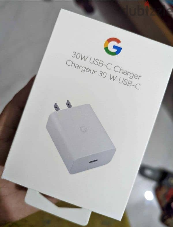 Google pixel 100% original new box pak 30w charge cable 1