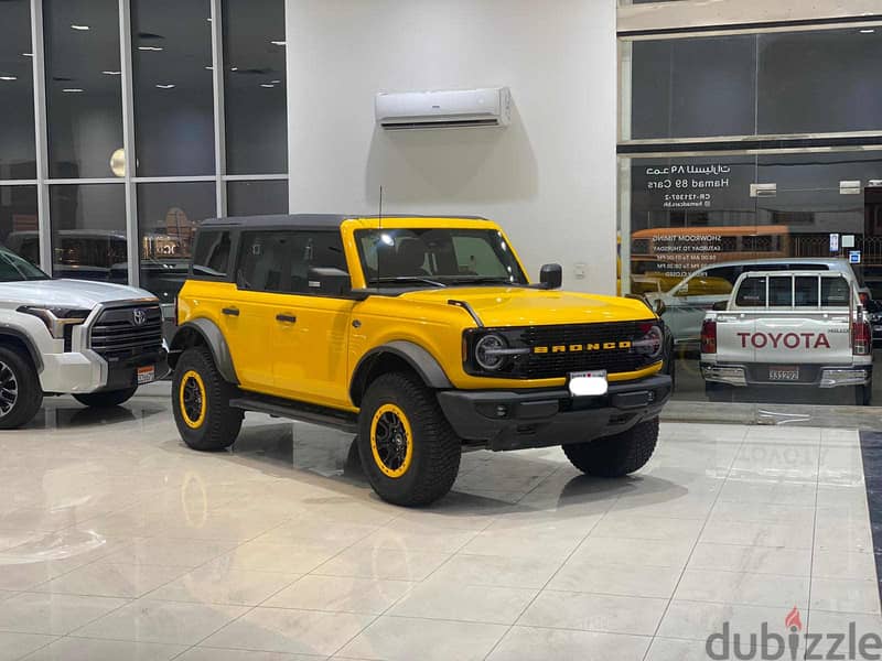 Ford Bronco Wildtrak 2022 Yellow 0