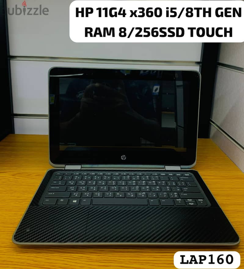 HP LAPTOP 11 G4 EE,CORE i5 8th GEN ,TOUCH SCREEN AND 360 FOLDABLE 0