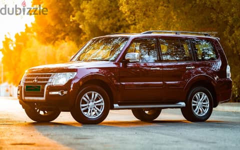 MITSUBISHI PAJERO 2021 RED 7 SEATER / LOW MILEAGE / FULL OPTION