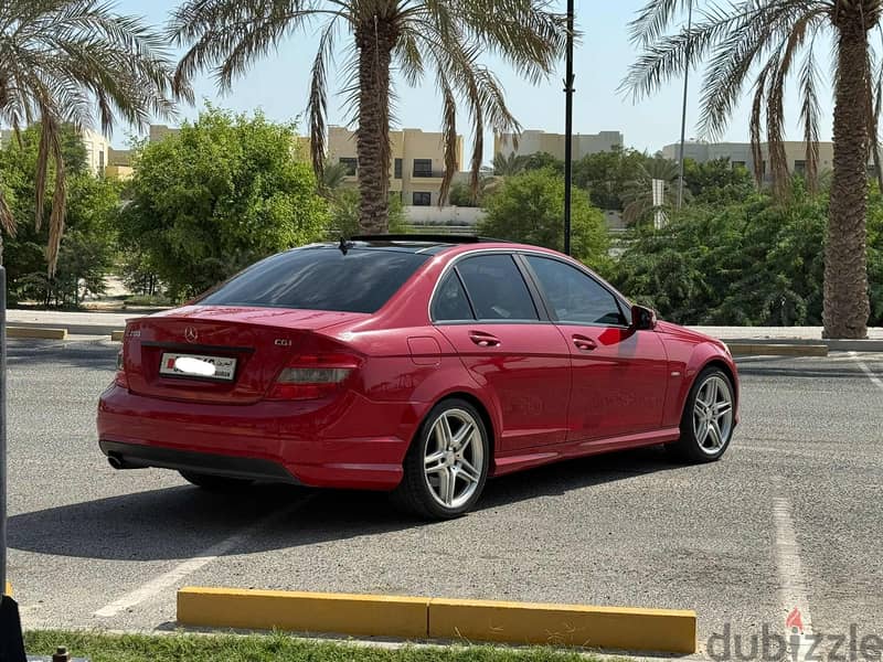 Mercedes-Benz C200 2011 red 5