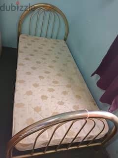 Used Single Bed With Matress 0