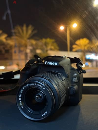 canon eos200d plus 15-88mm lens and waterproof bag