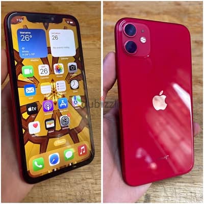 iPhone 11 Red 83% Battery Good Condition