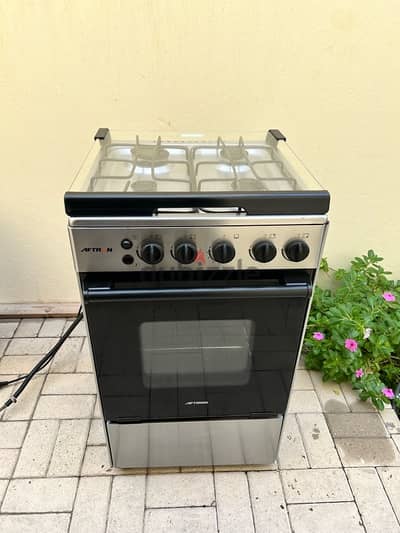 AFTRON 4 Burner Cooking Range with Gas