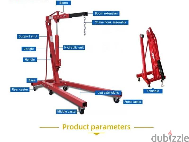 crane Jack 3 ton Jack capacity 8 ton 3