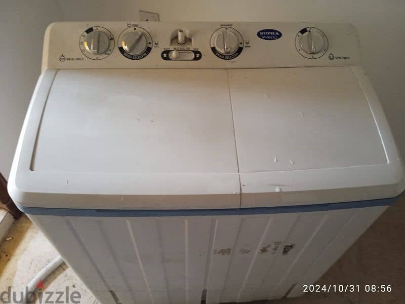 fridge and 2 air condition and washing machine 6